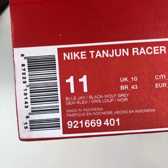 Nike TANJUN RACER Men's Running Shoes Size 11 NEW - Picture 8 of 8